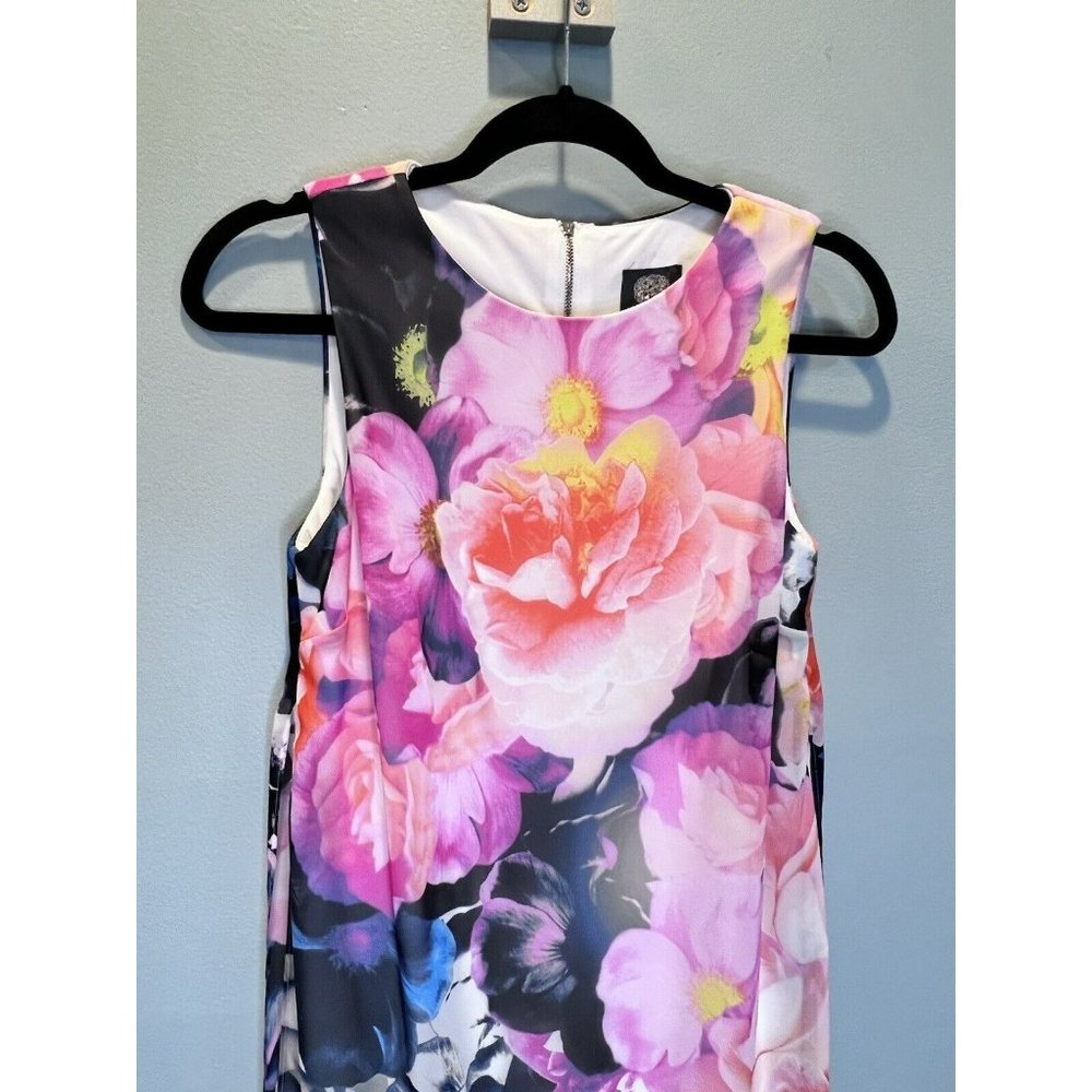 VINCE CAMUTO Womens‎ sleeveless short floral dress size 2 - Picture 2 of 7